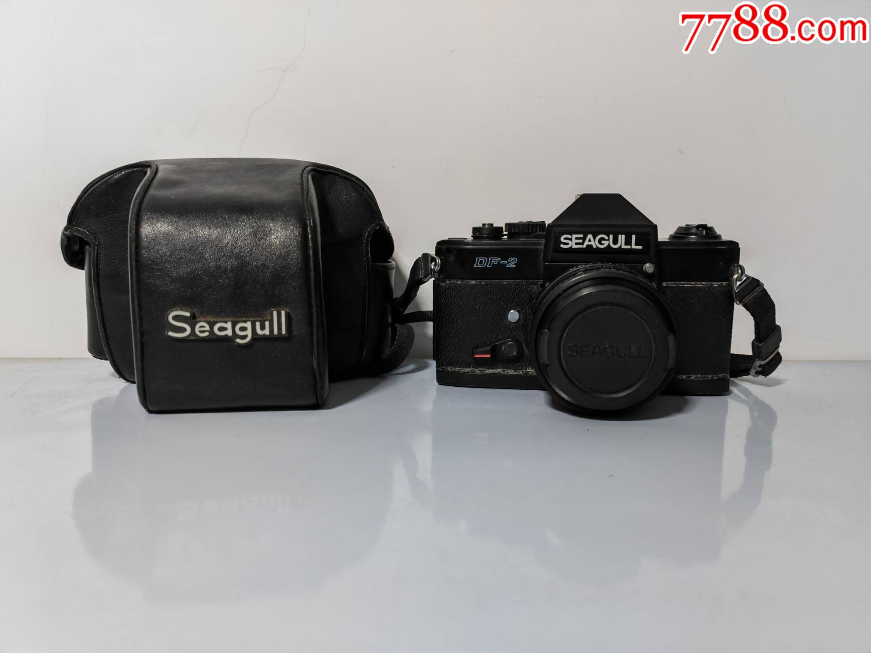上海海鸥df2黑版金属照相机原装皮套