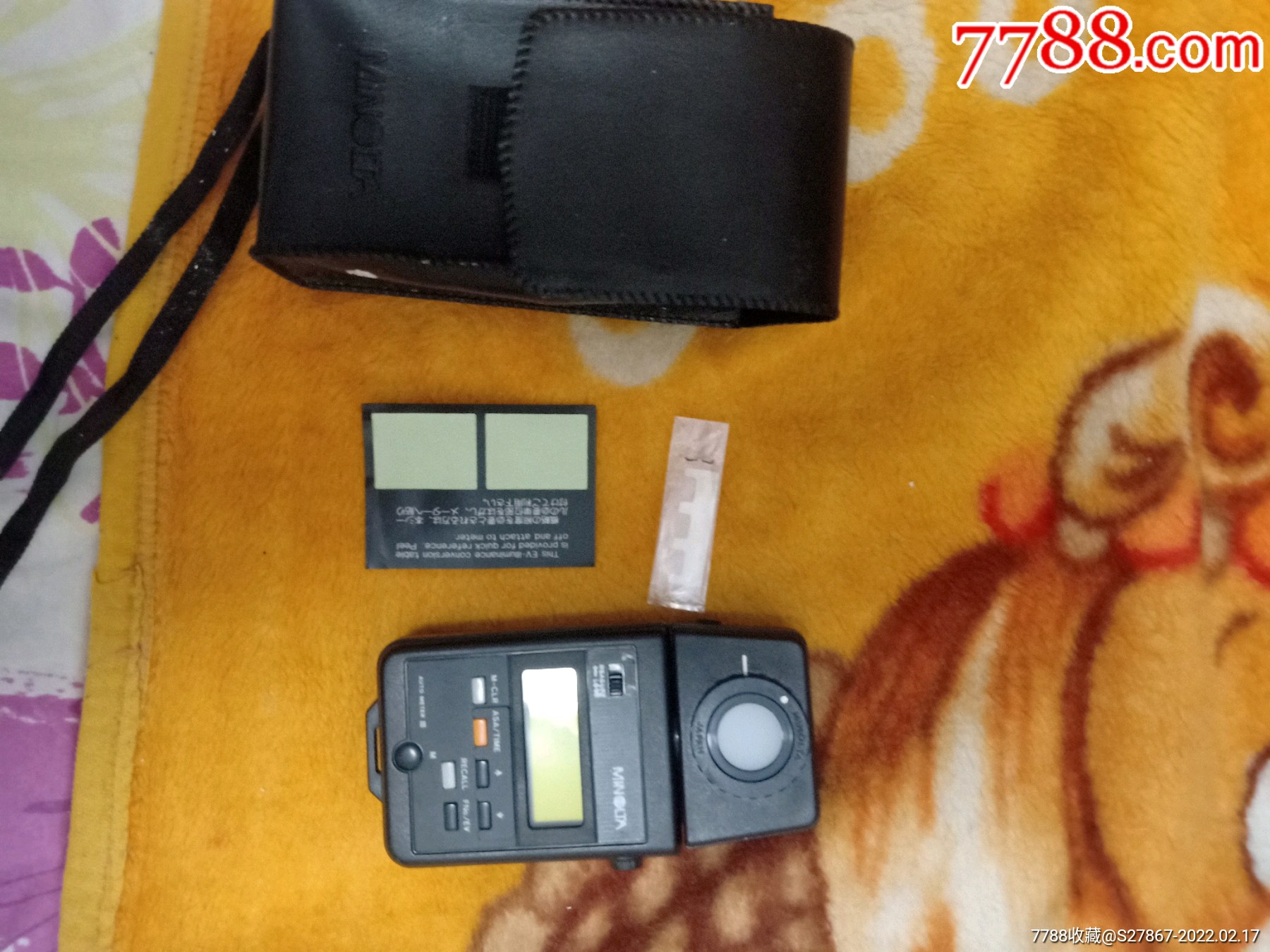 美能达测光表84年120