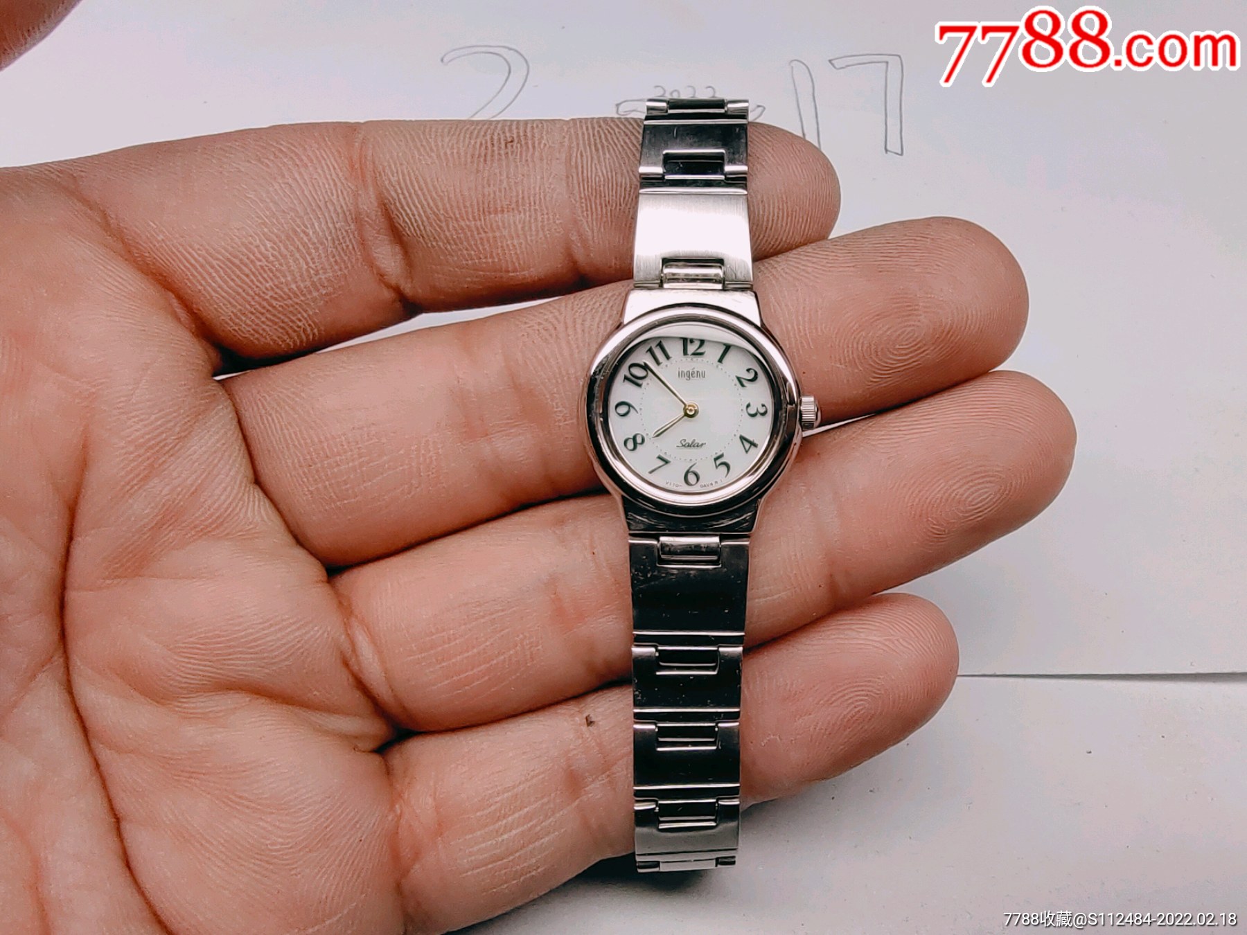 手表/腕表>美品经典漂亮alba女士光动能石英腕表_价格10元【秦时明月