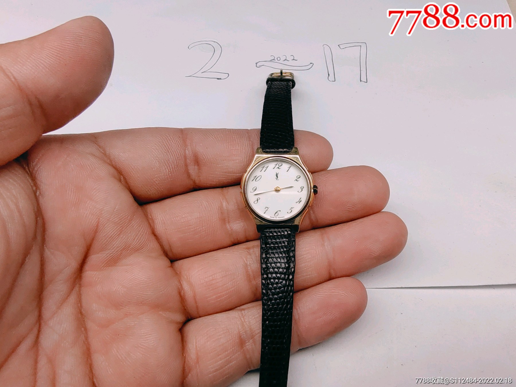 美品经典漂亮圣罗兰ysl女士石英腕表-价格:10元-au29252414-手表/腕表