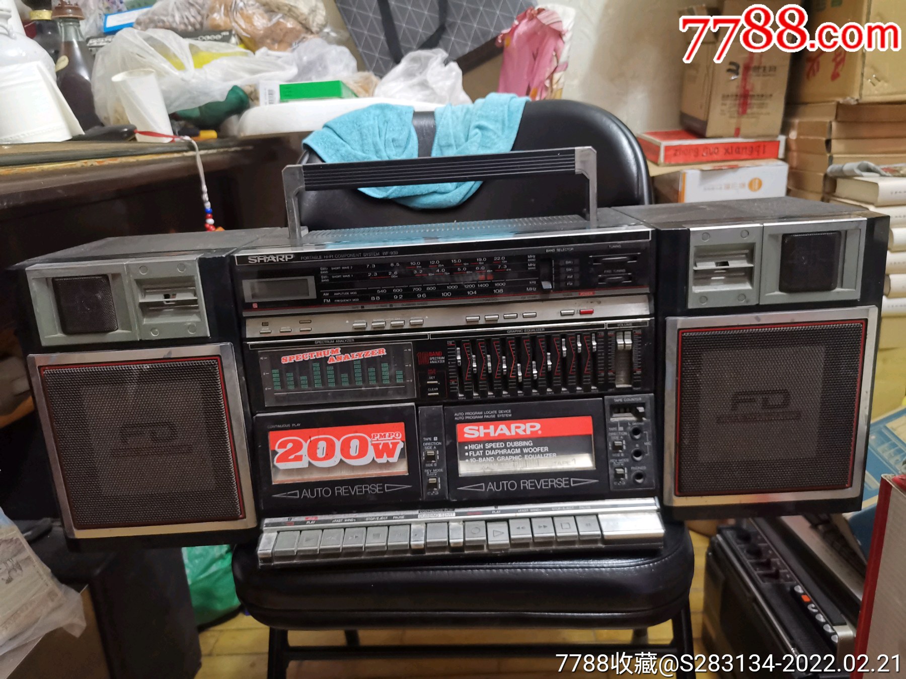 夏普939收录机品相如图和描述顺丰运费到付