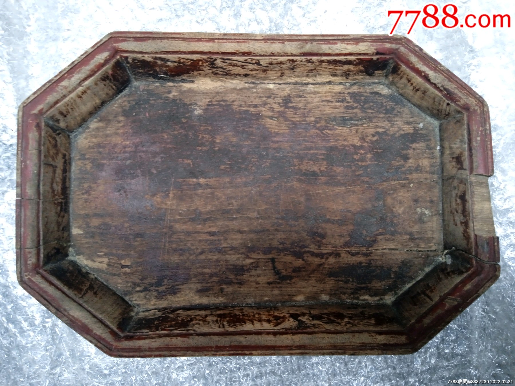 清代精美八角盘子
