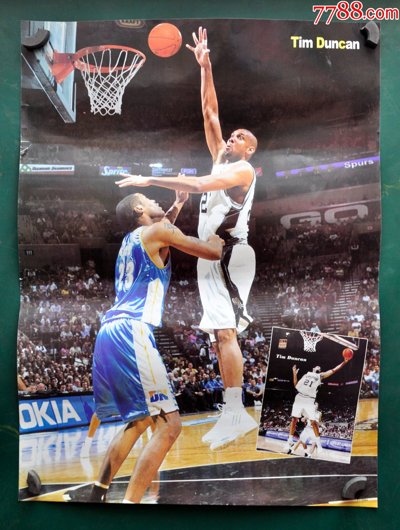 nba篮球明星海报蒂姆邓肯timduncan