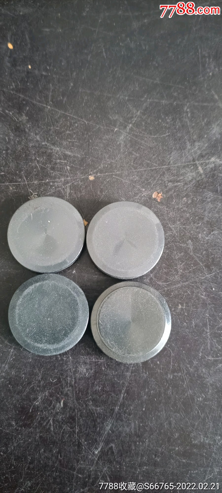 怀旧老有机玻璃扣4枚_衣扣/纽扣_燕的古玩店【7788收藏__收藏热线】