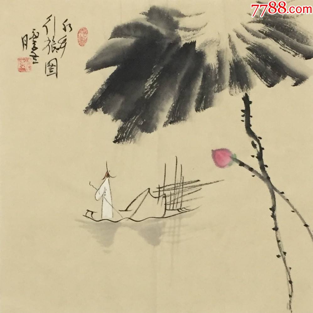 保真实力画家清远禅意小品水乡行旅途