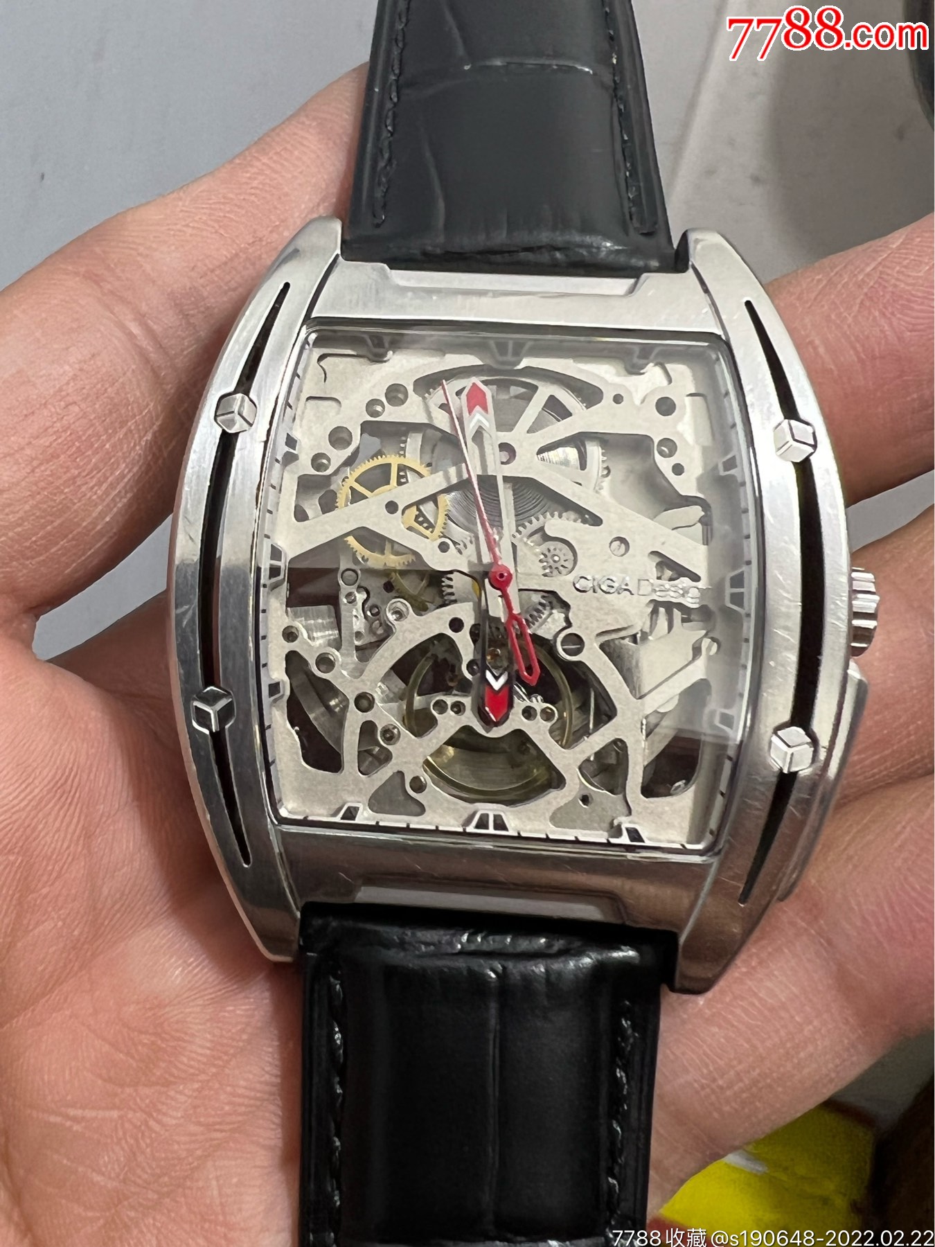 cigadesign玺佳z系手表酒桶型镂空自动表