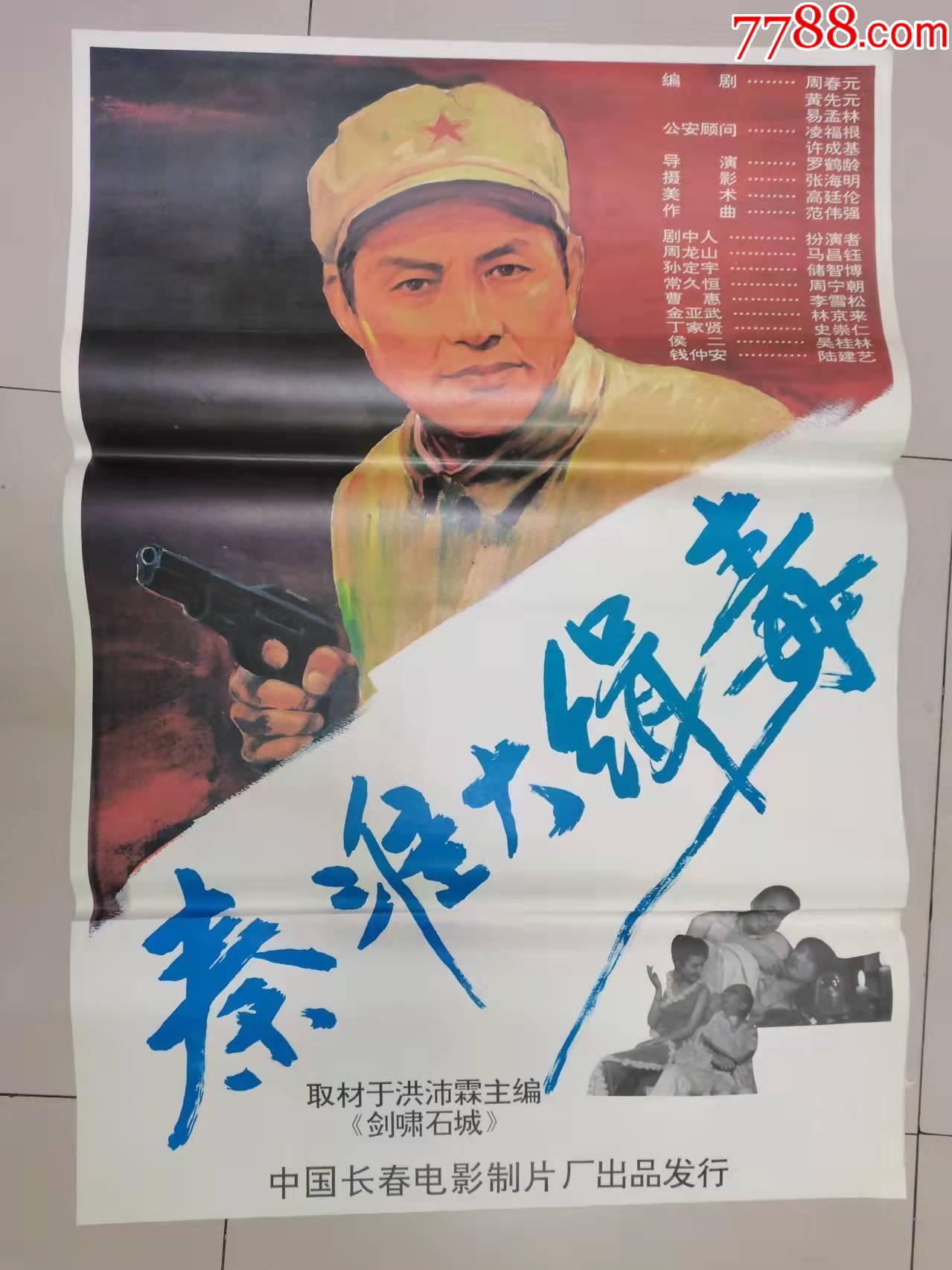 安题材电影海报秦淮大缉毒