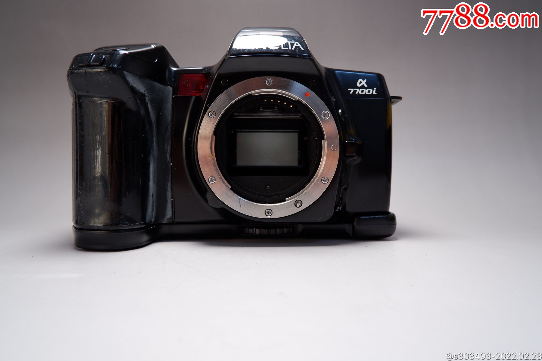 minolta美能达a7700i胶片相机功能正常手柄老化如图可见带美能达