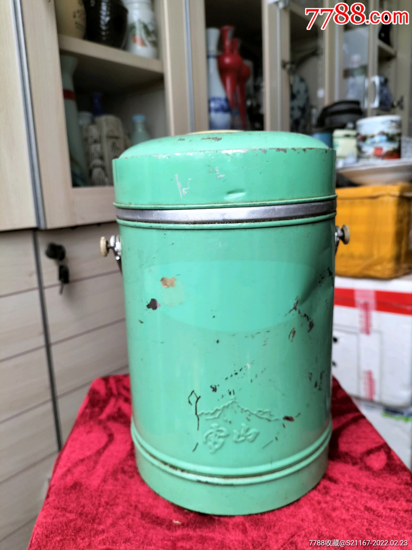 保温桶收藏七八十年代中国上海雪山牌保温桶以图为准