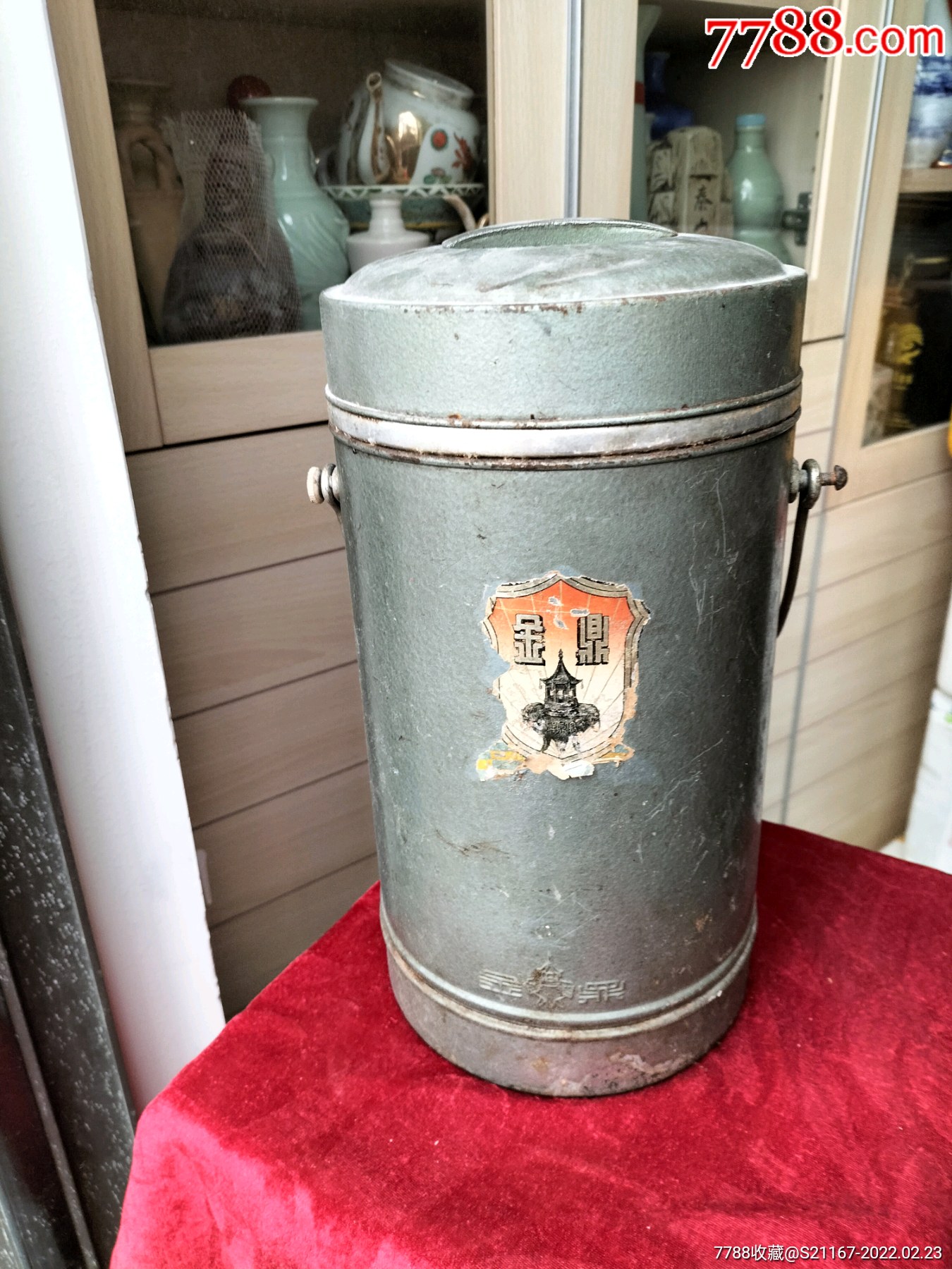 保温桶收藏七八十年代金鼎牌保温桶以图为准