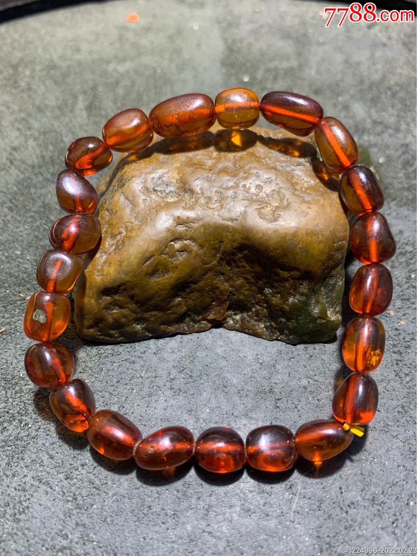 乌克兰血珀随形手串一条,-价格:40元-au29303164-琥珀 -加价-7788收藏