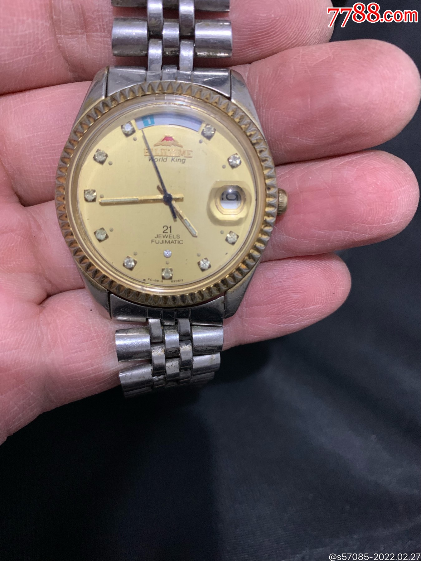 日本富士全自动手表功能好用哦表径37毫米