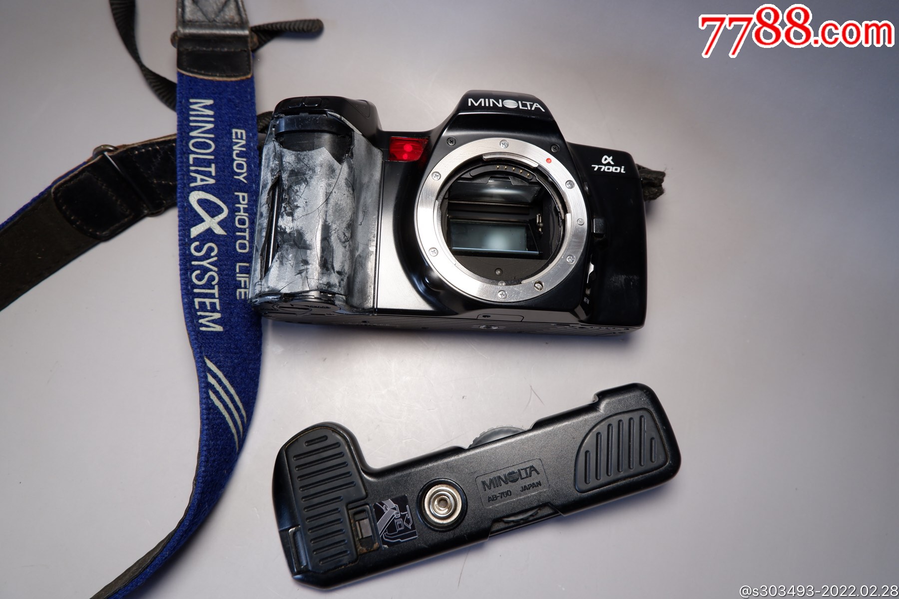 minolta美能达a7700i胶片相机功能正常手柄老化脆化无霉微灰外观