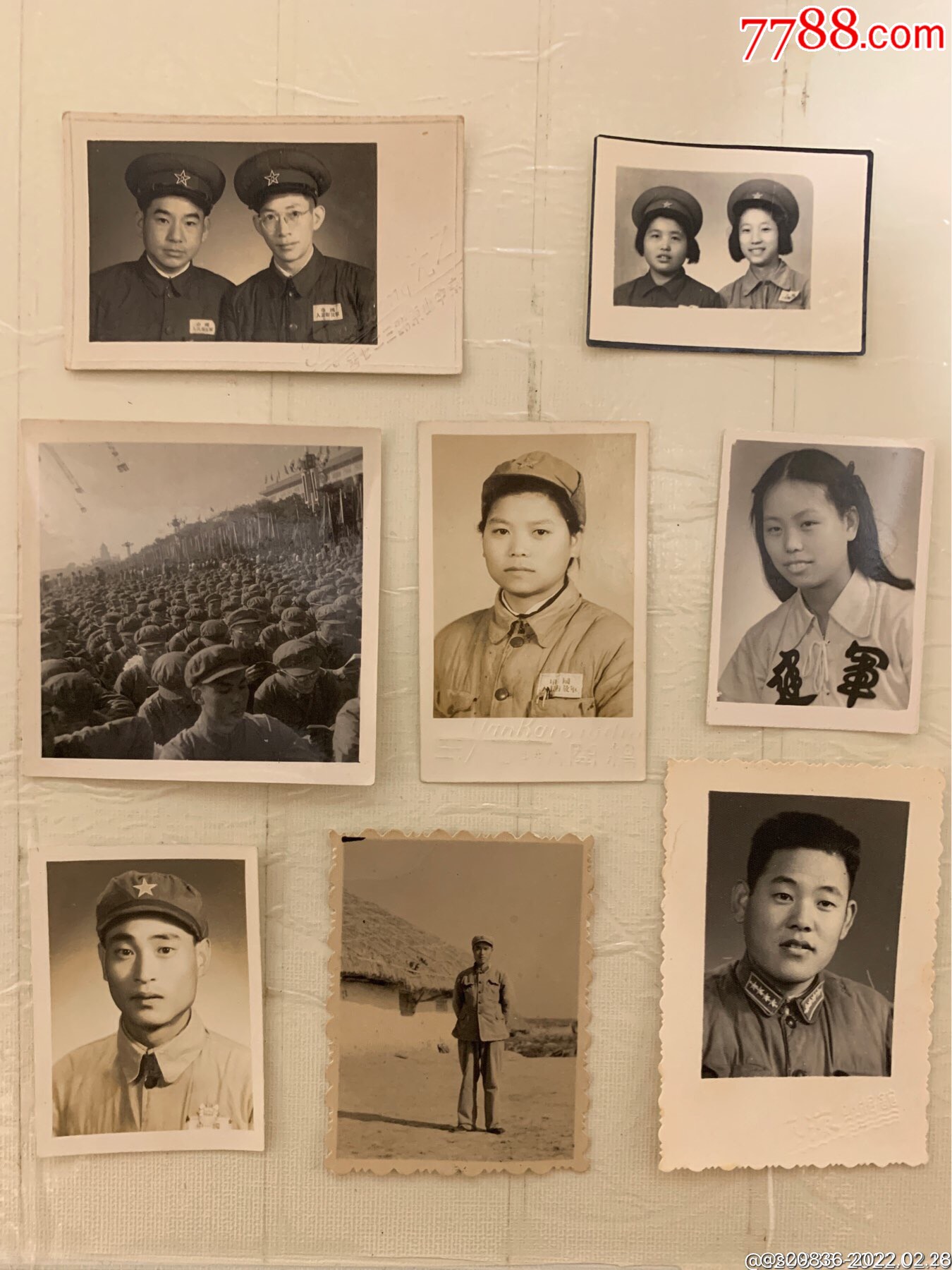50年代解放军女战士一组照片