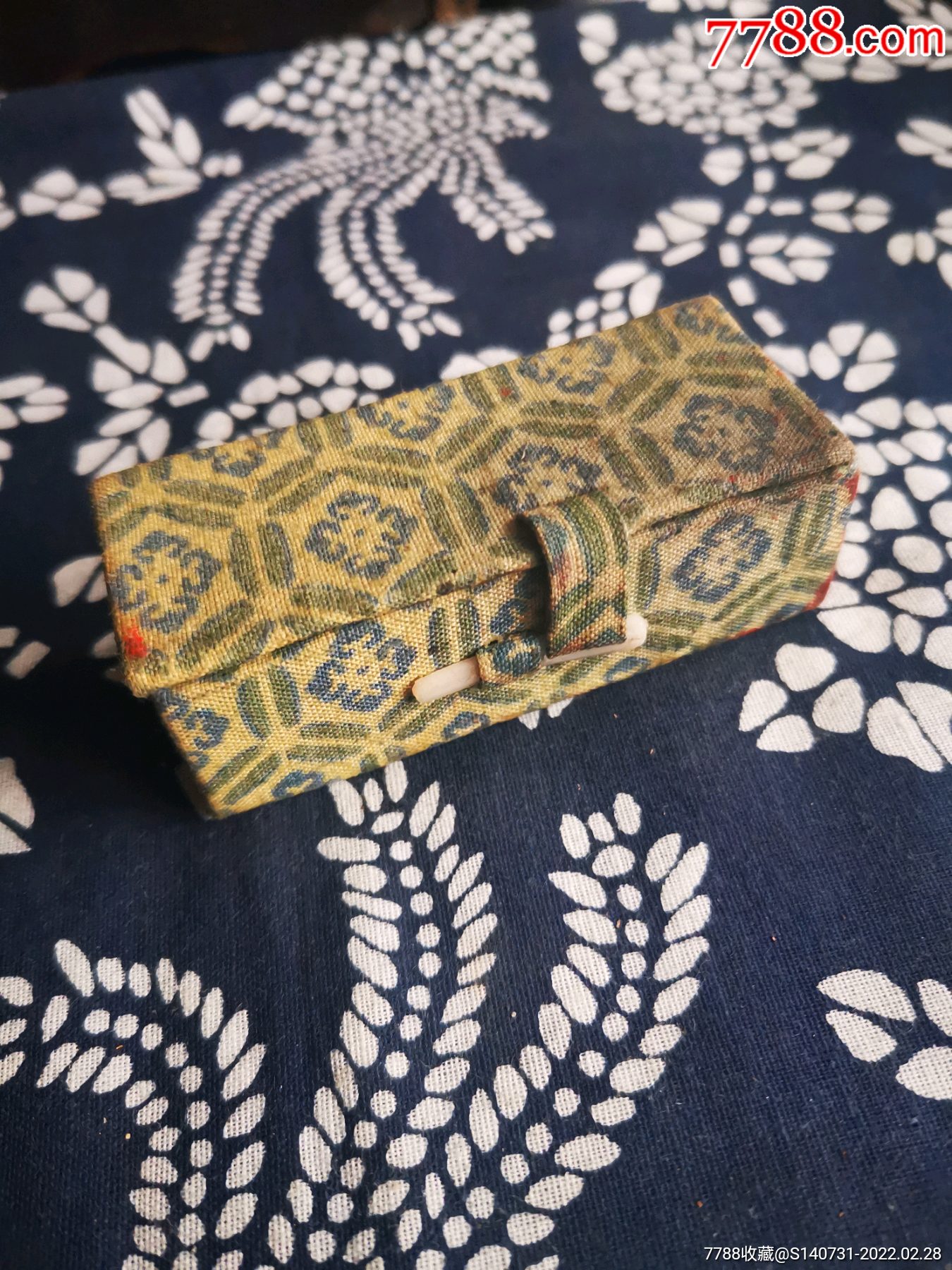 宋锦老式锦盒老锦盒印章盒子手工制作