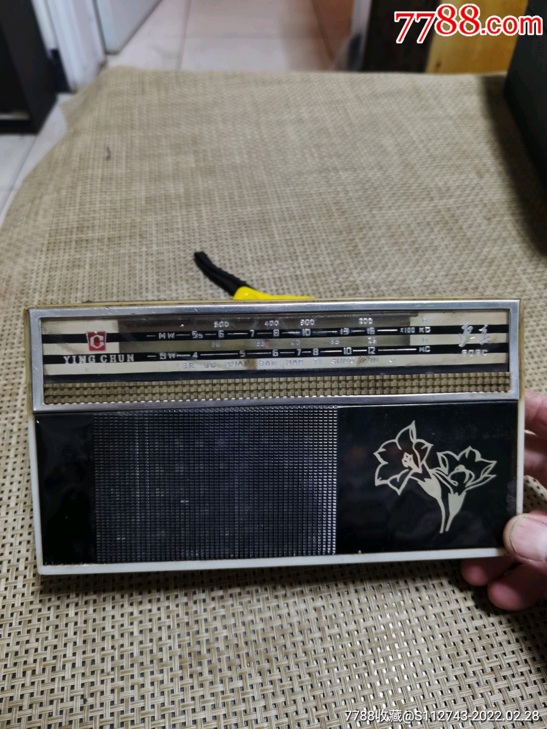 迎春牌608c收音机中短波带天线按坏的出丿