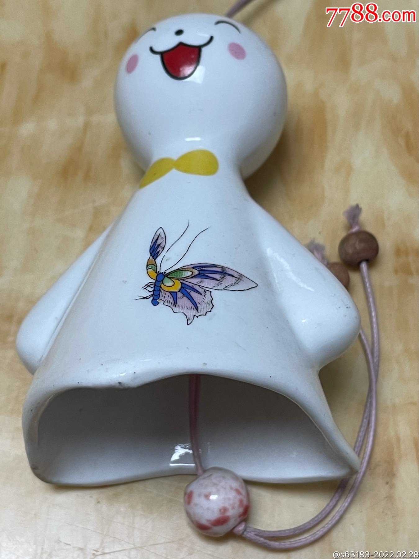 八9十年代日本人物瓷风铃