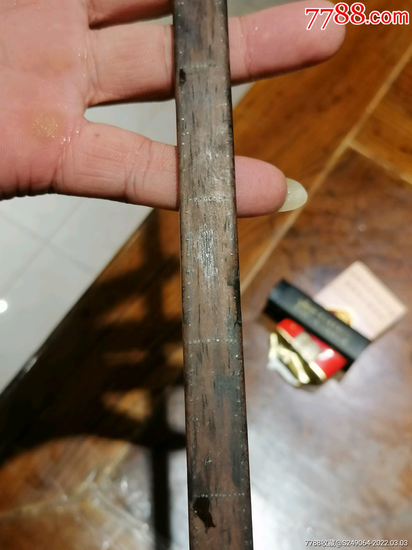 民国老红木戒尺品相好材质好包真