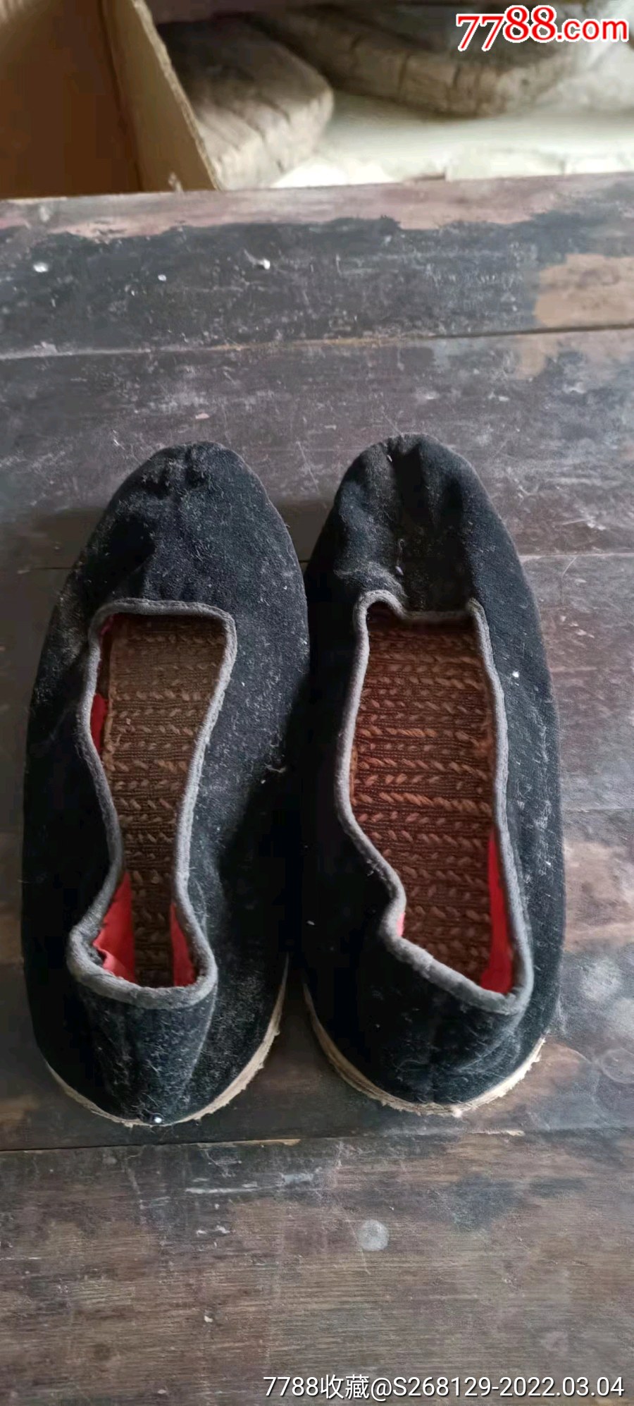 怀旧民国老手工三寸金莲小脚布底鞋