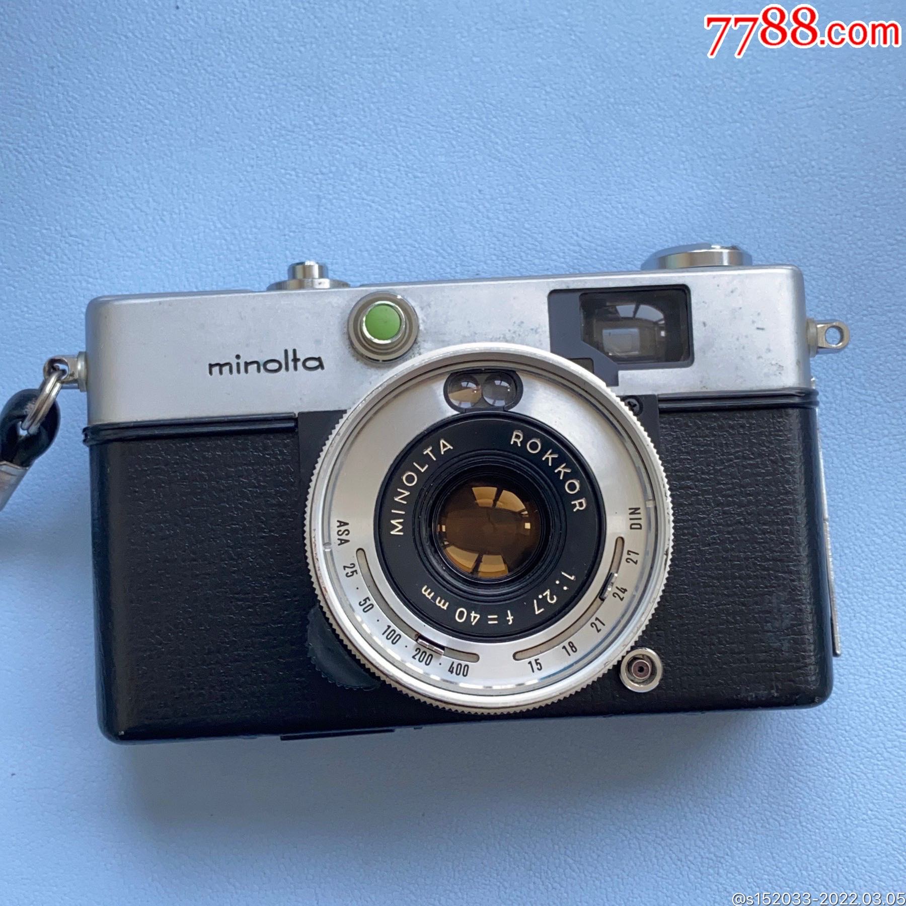 美能达himaticc胶片相机135便携半自动金属机械傻瓜机