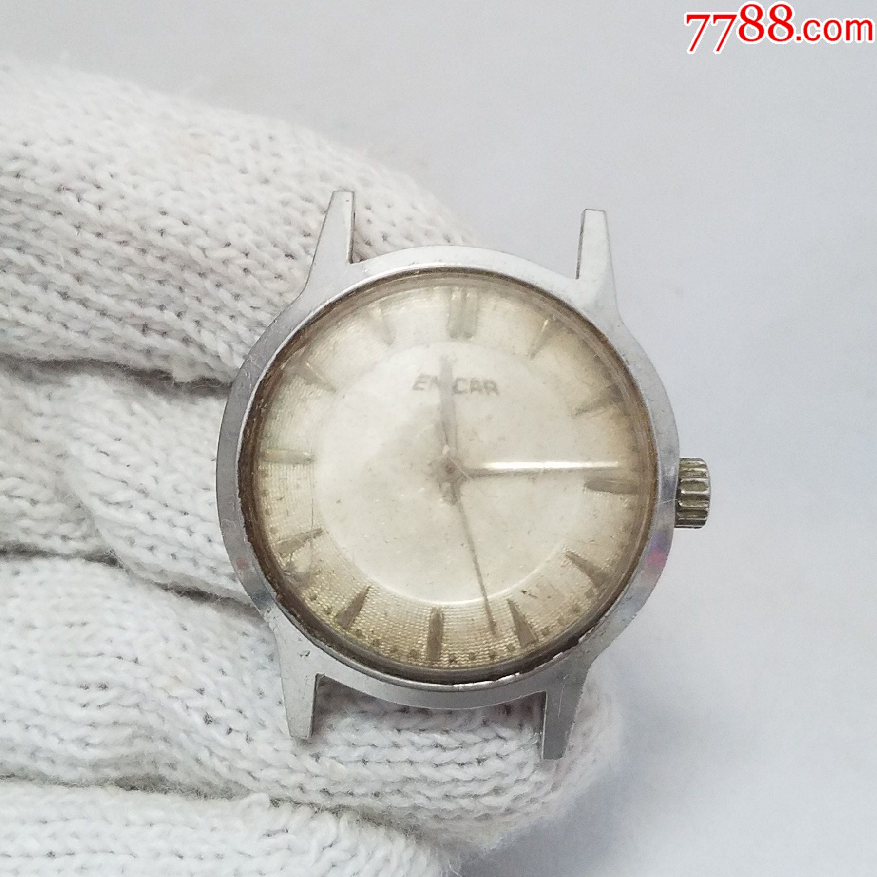 瑞士英纳格手动上链机械表1130机芯蓝钢游丝