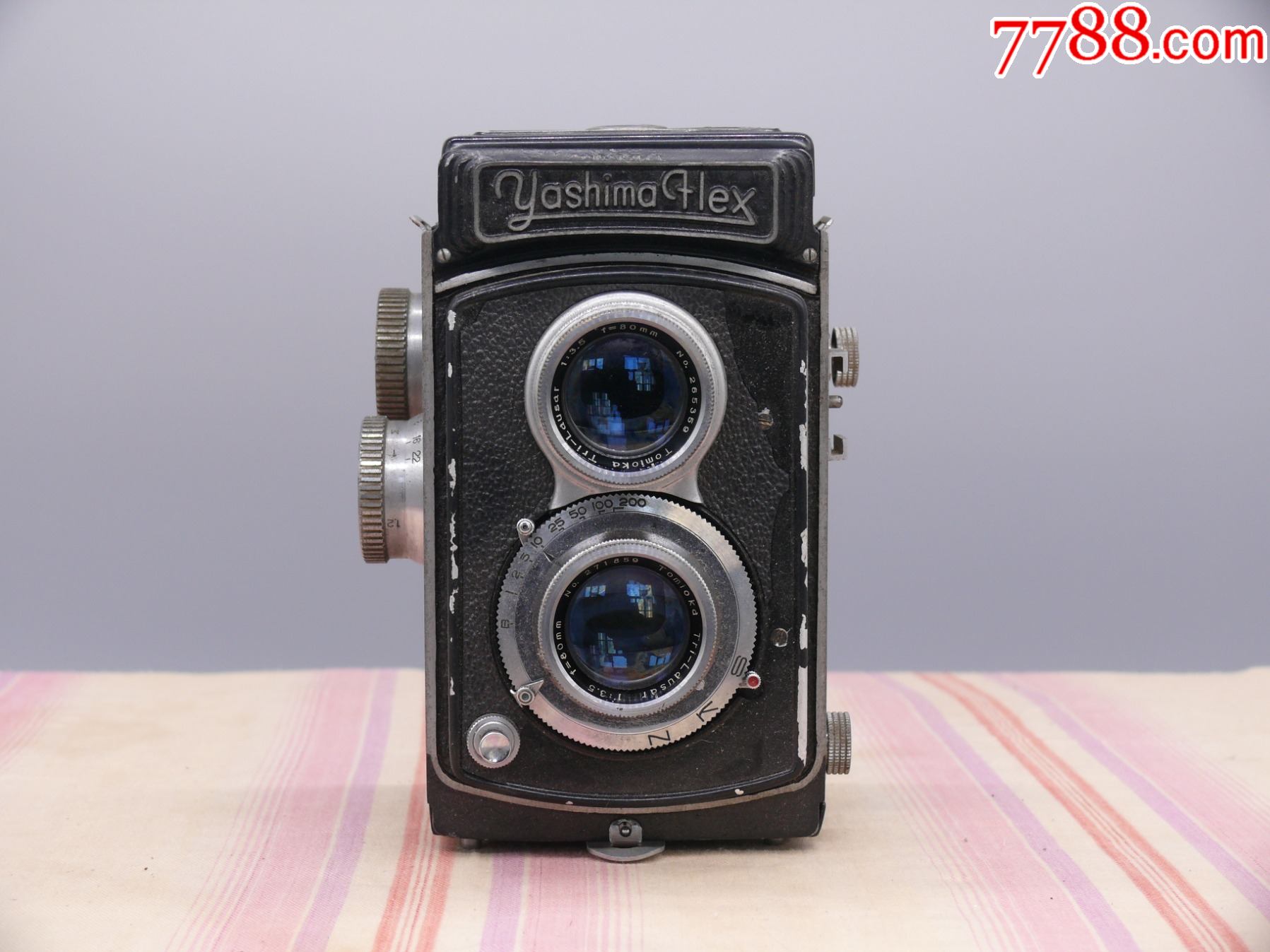 yashimaflex双反相机b门好各档快门开合利索不迟滞速度变化明显有序