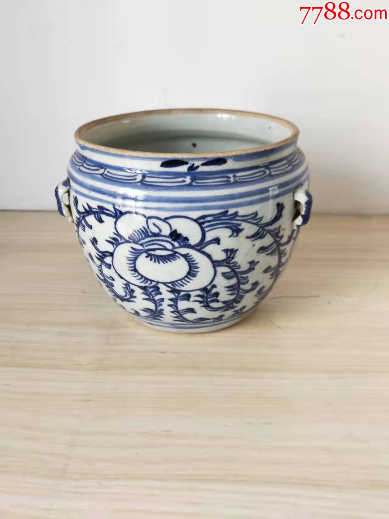 清代青花四系罐._价格270元_第1张