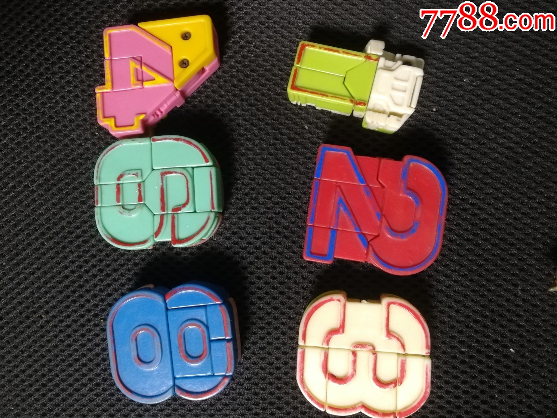 数字迷你变形金刚6个