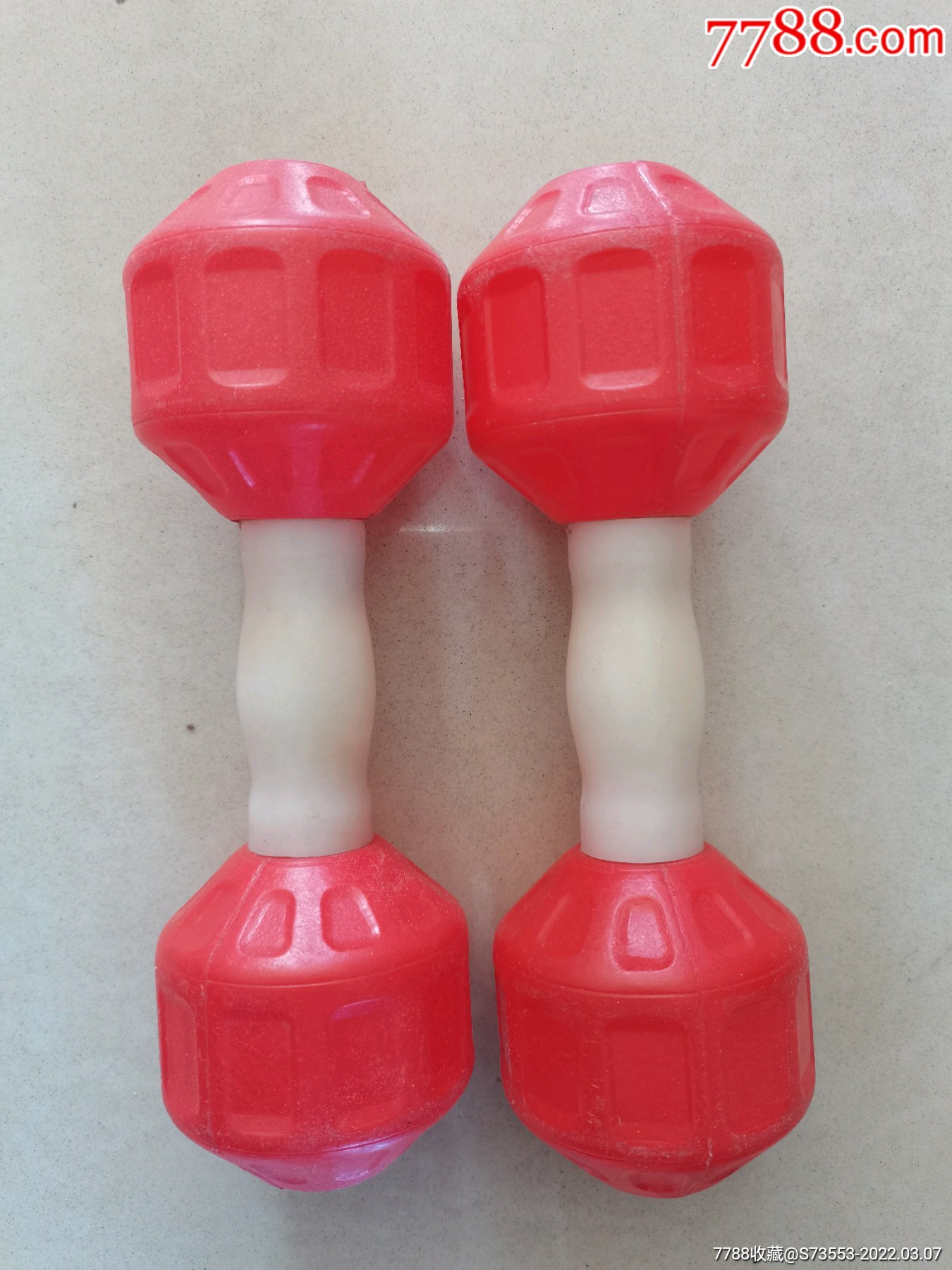 民俗收藏玩具~~~~~~~八十年代儿童哑铃一对,-价格:5元-au29428428-其