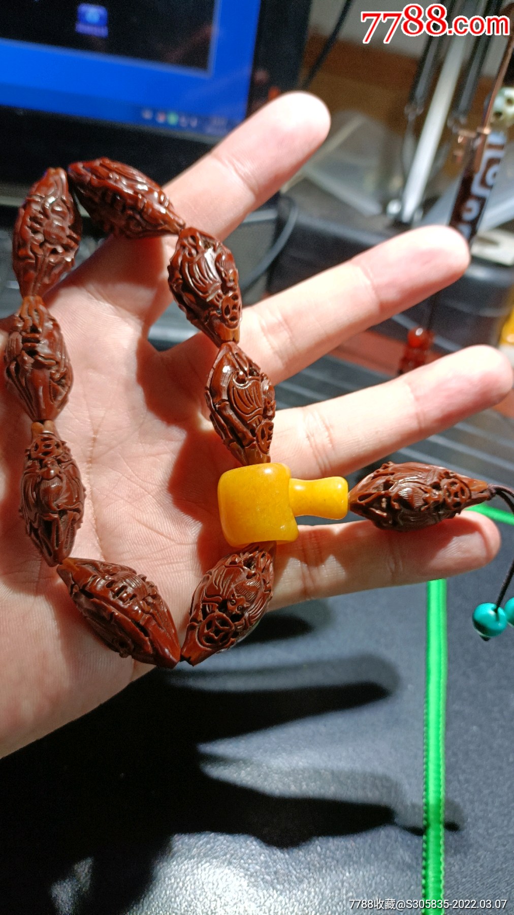 极美有包浆的橄榄核雕-价格:320元-au29428840-橄榄