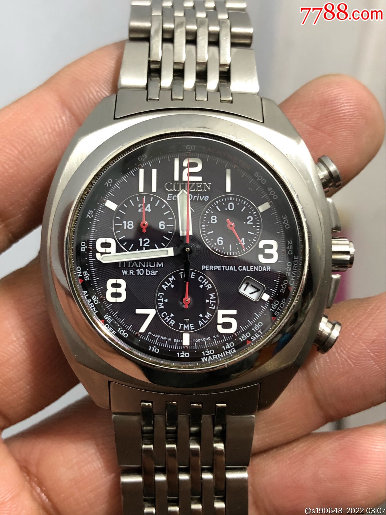 西铁城光动能多功能石英表-价格:340元-au29435119-手表/腕表 -加价