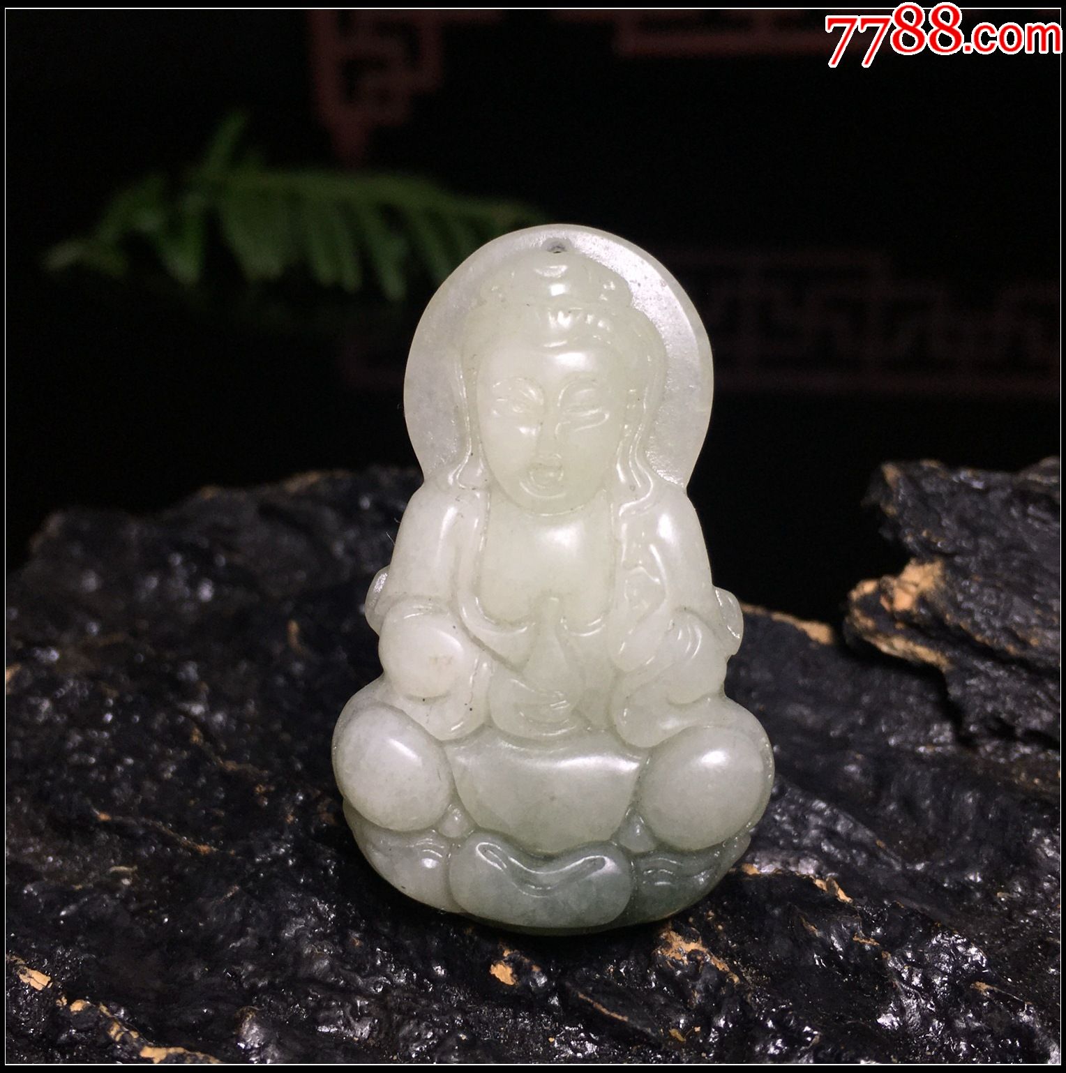 独山玉观音吊坠