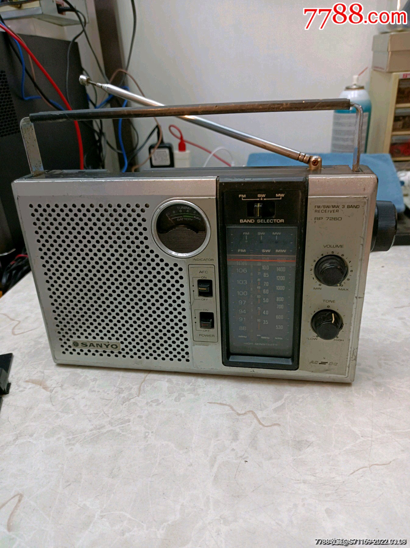 三洋3波段手提交直流机(含fm)-价格:151元-au29441872-收音机 -加价