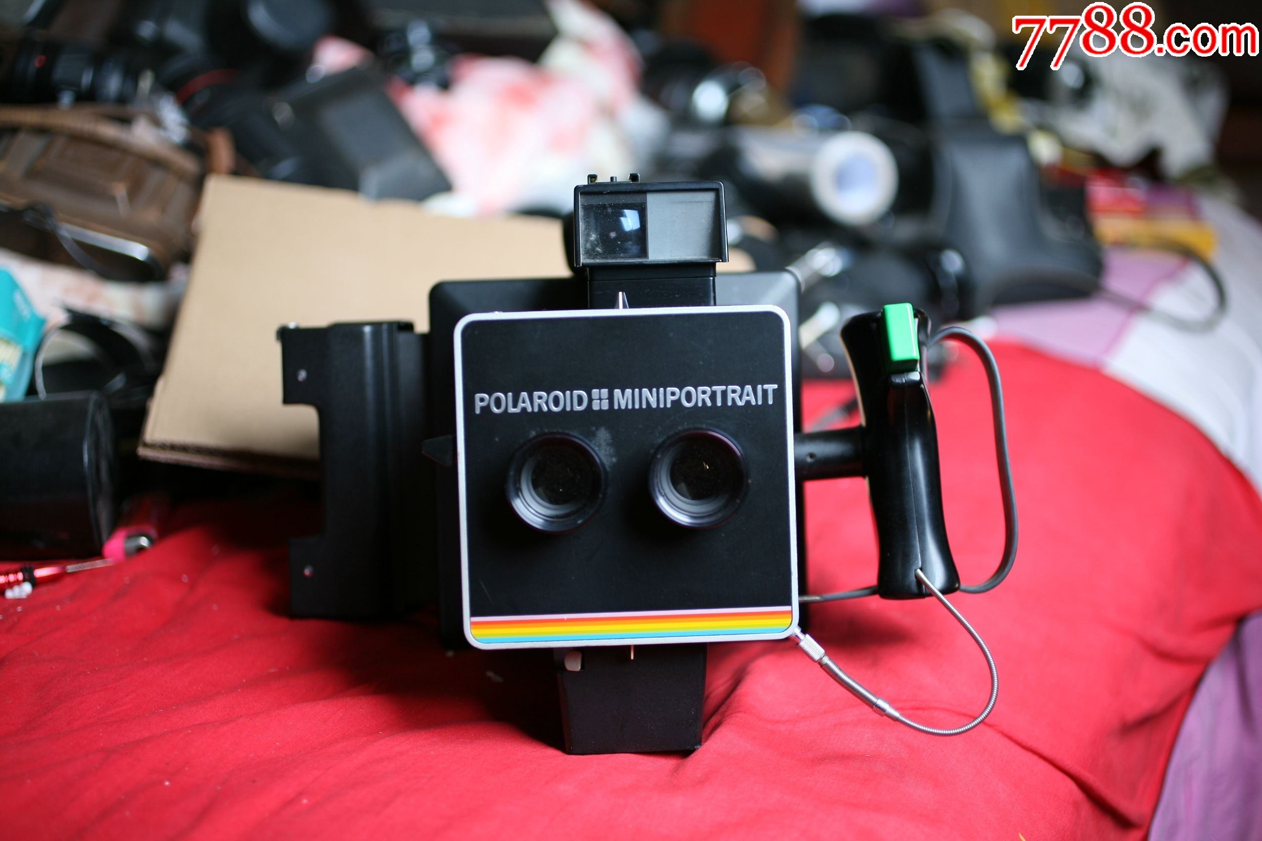 双镜头全金属宝丽来相机