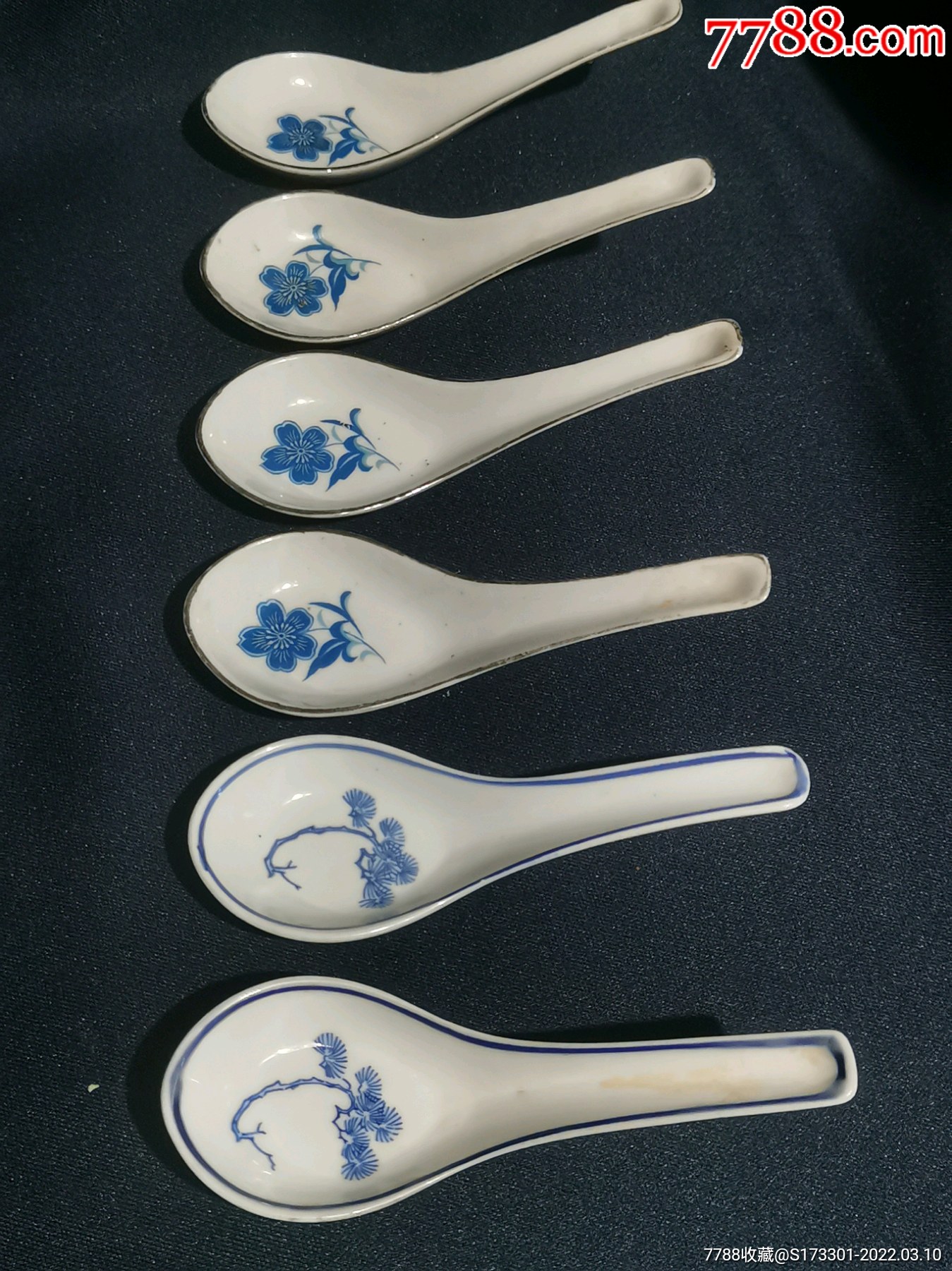 567青花汤匙,勺子,一组全品-青花瓷-7788商城__七七八八商品交易平台