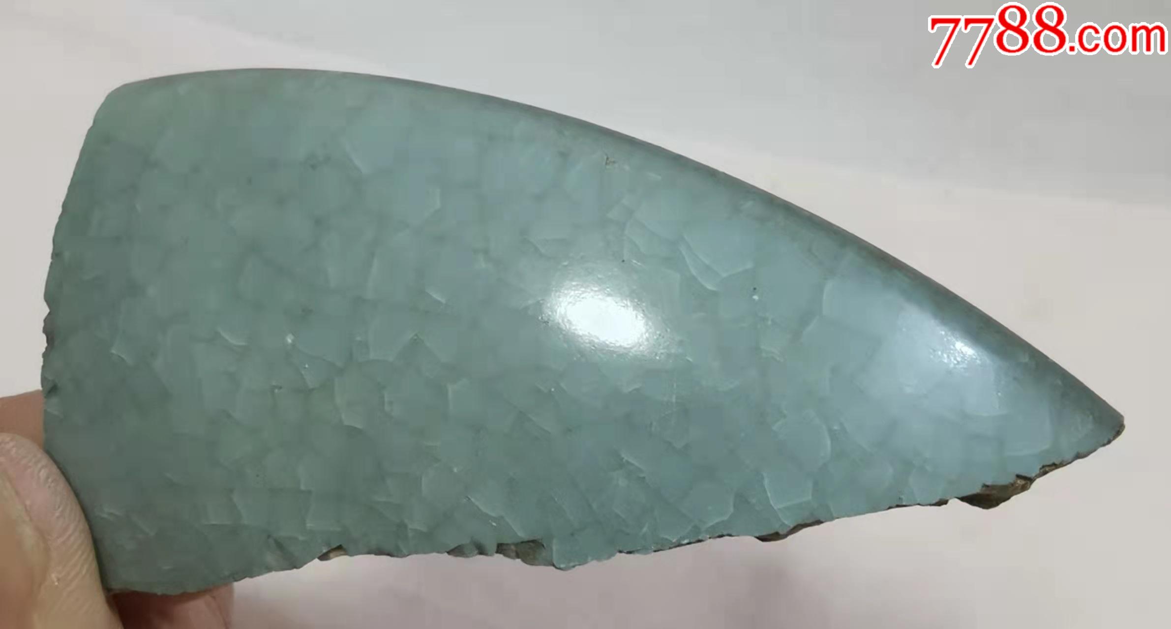 北宋汝窑天青釉盘边瓷片放漏拍