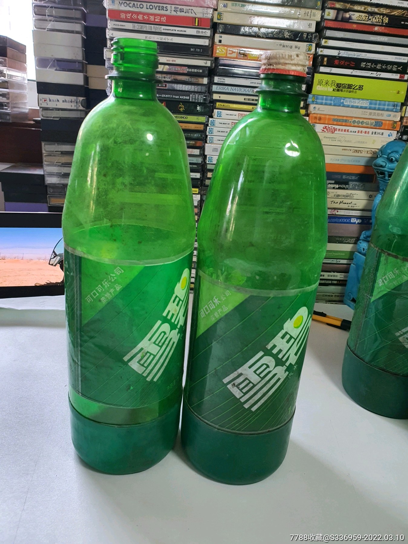 雪碧饮料瓶子九十年代