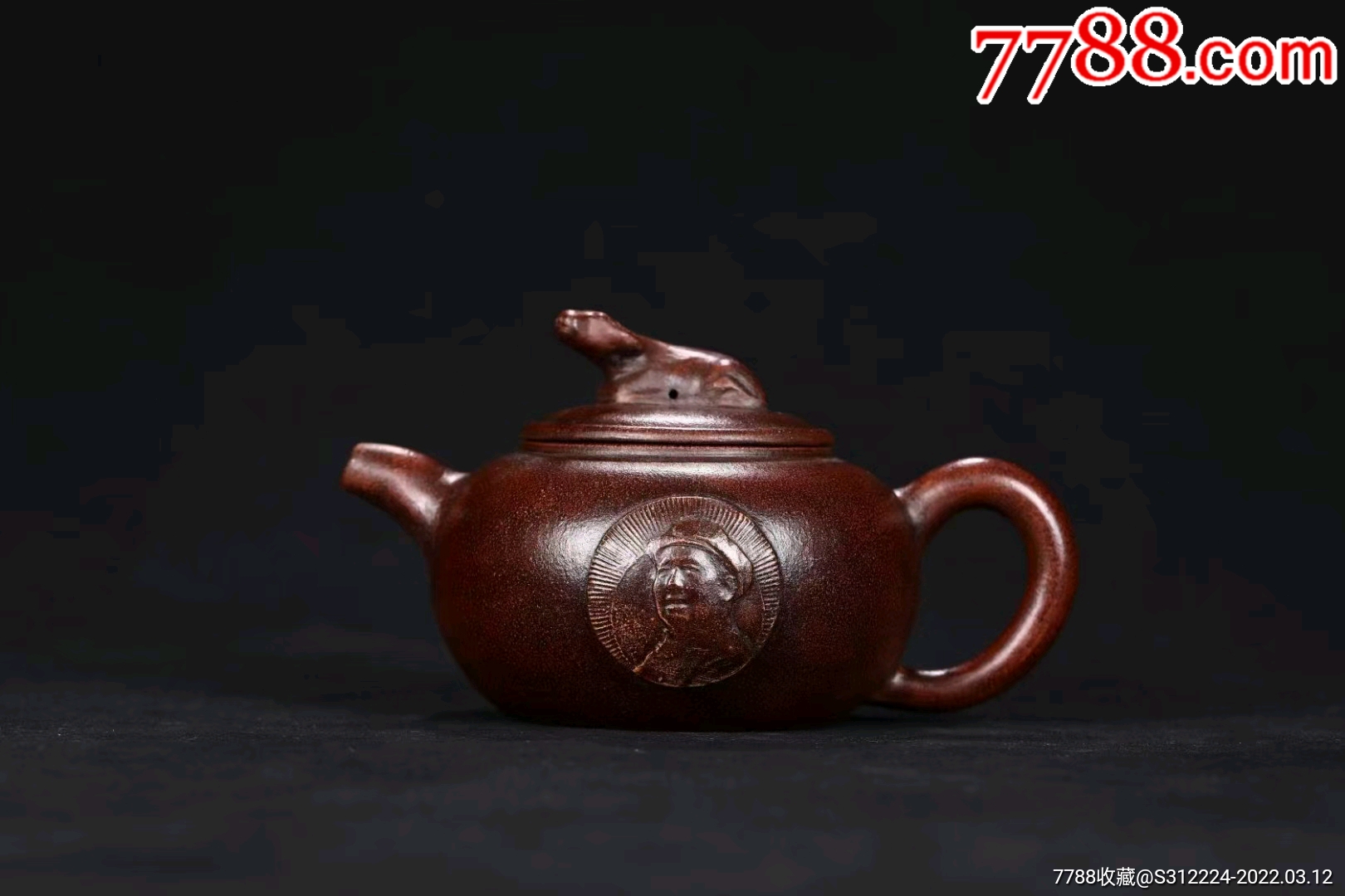 顾景舟牛盖紫砂壶