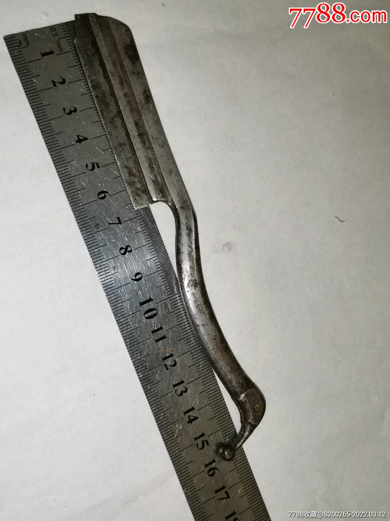 罕见的民国鸟头样式老剃刀