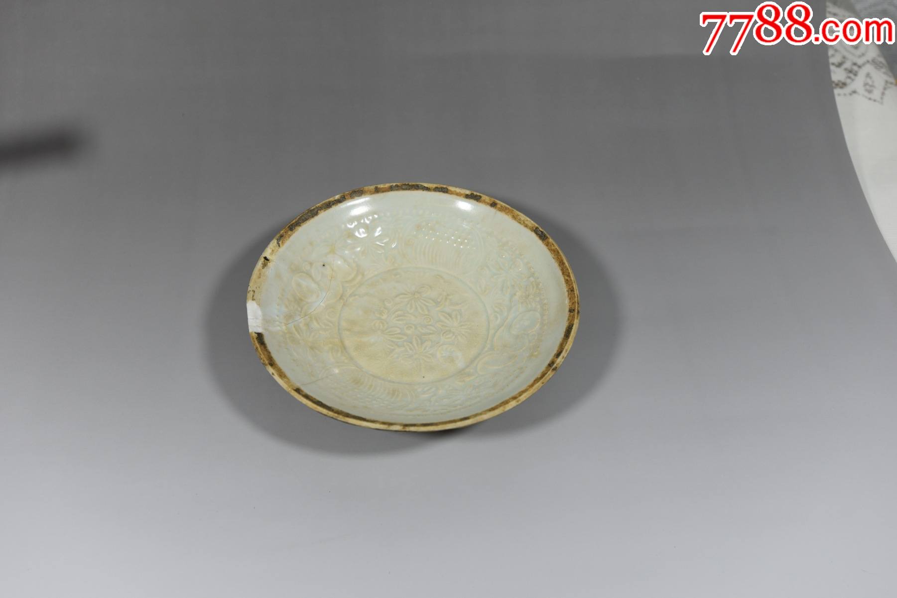 高古老瓷器宋代湖田窑娃娃碗釉水做工一流