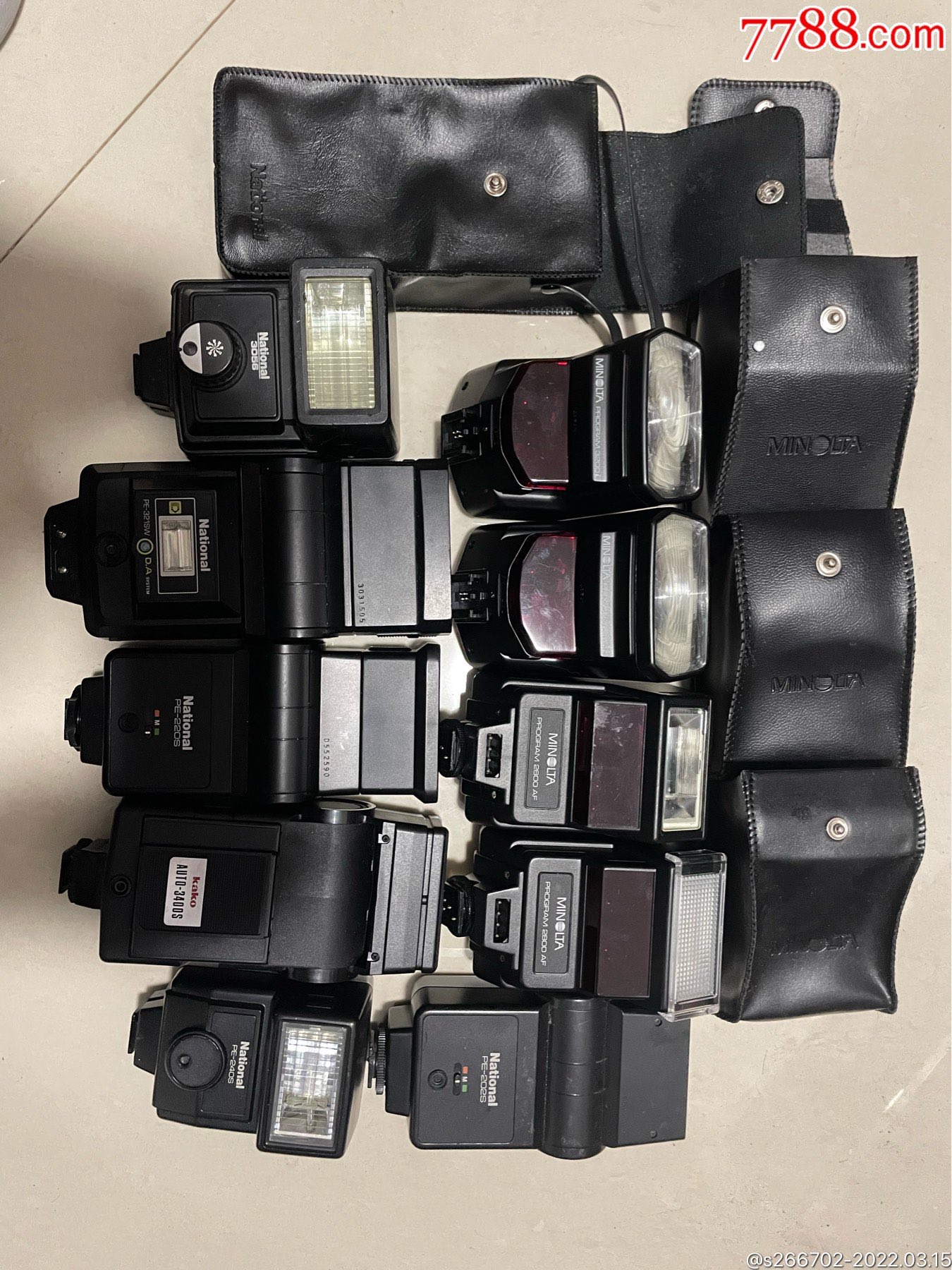 美能达national闪光灯合拍