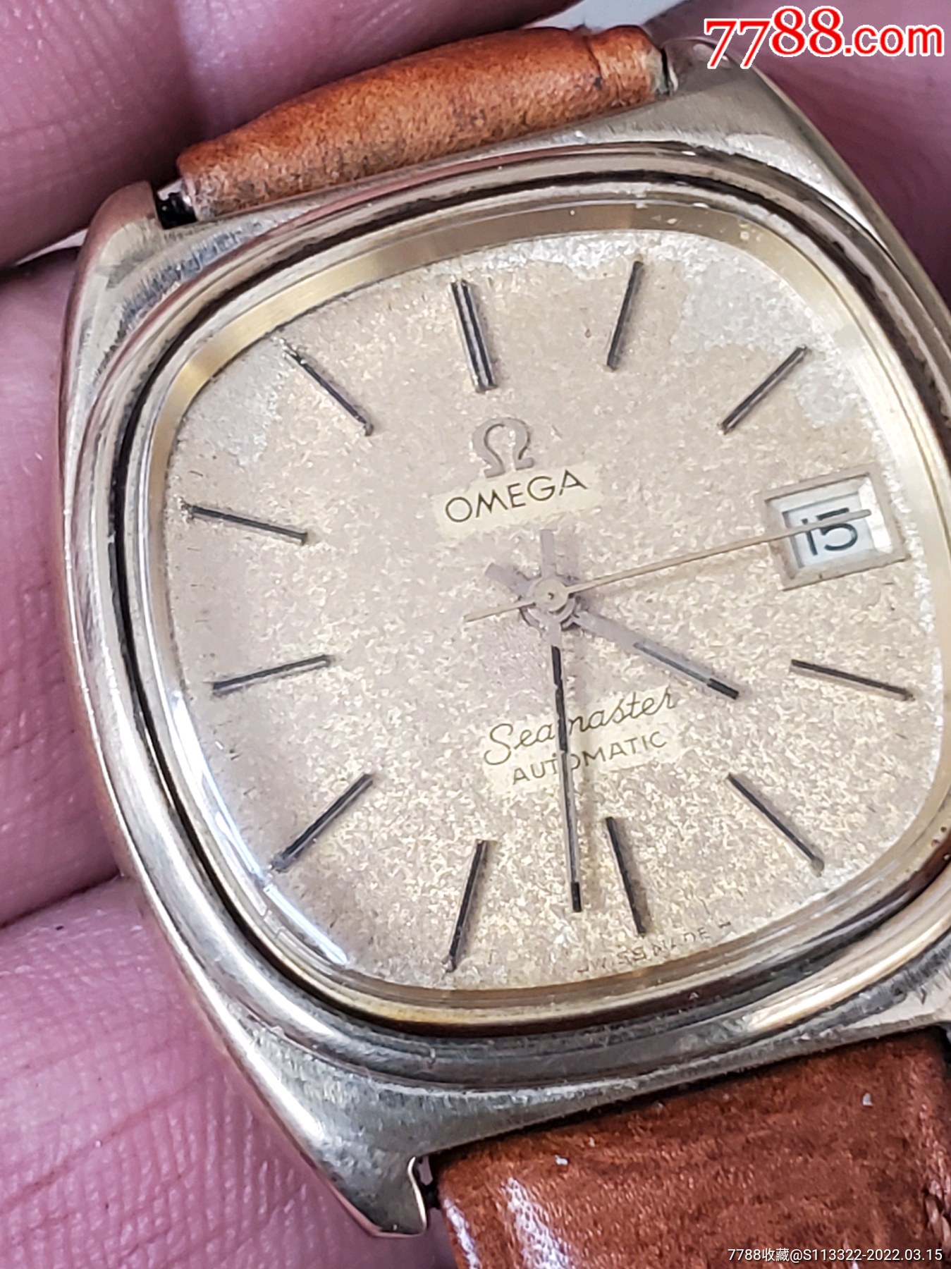 瑞士原装欧米茄1012包金自动表