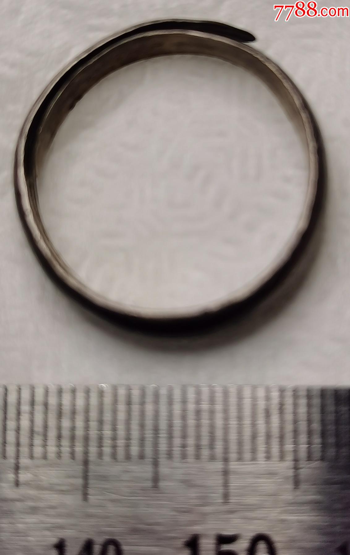 民国上海裘天宝银楼戒指a