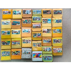 早期fc游戏卡带合拍