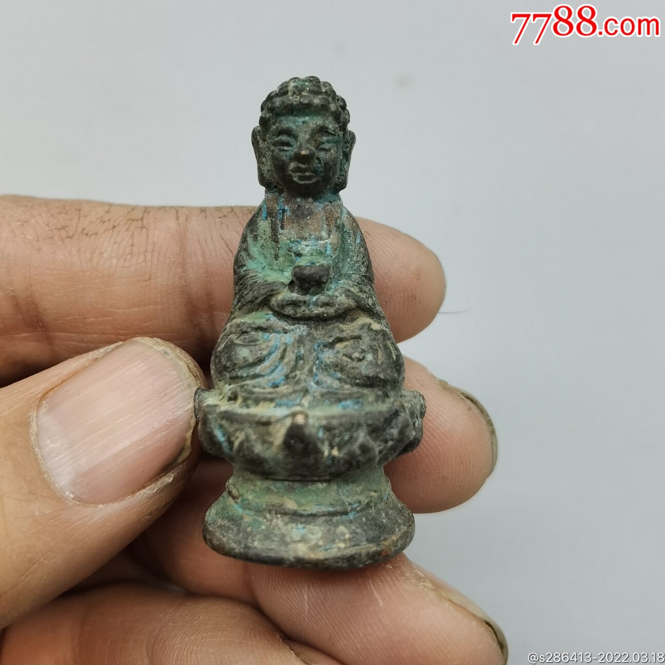 北魏青铜小佛,保存良好,包浆自然._价格29元_第1张