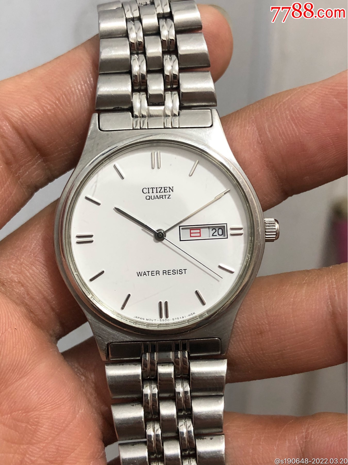 西铁城超薄石英表