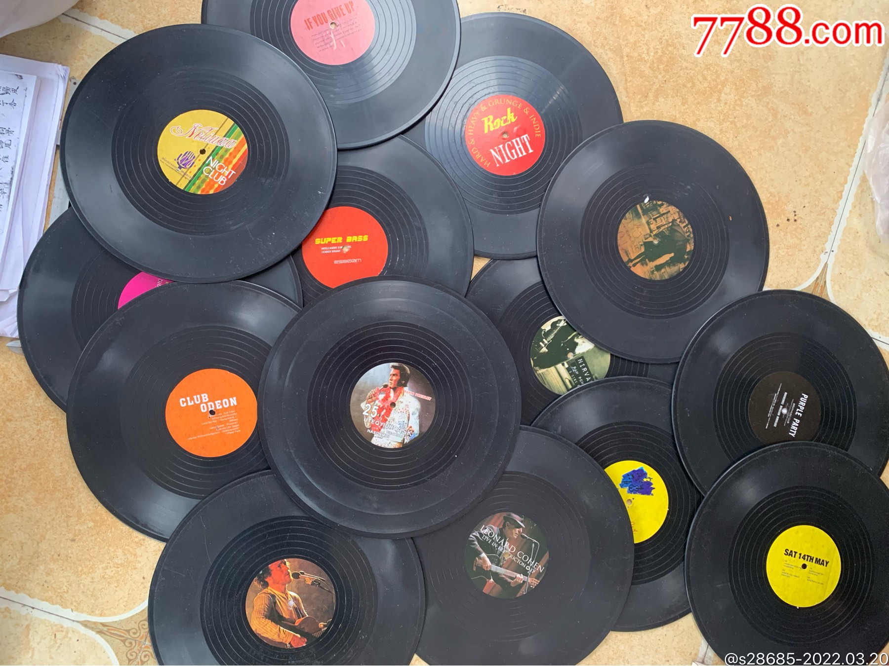 国外黑胶裸唱片14张合拍