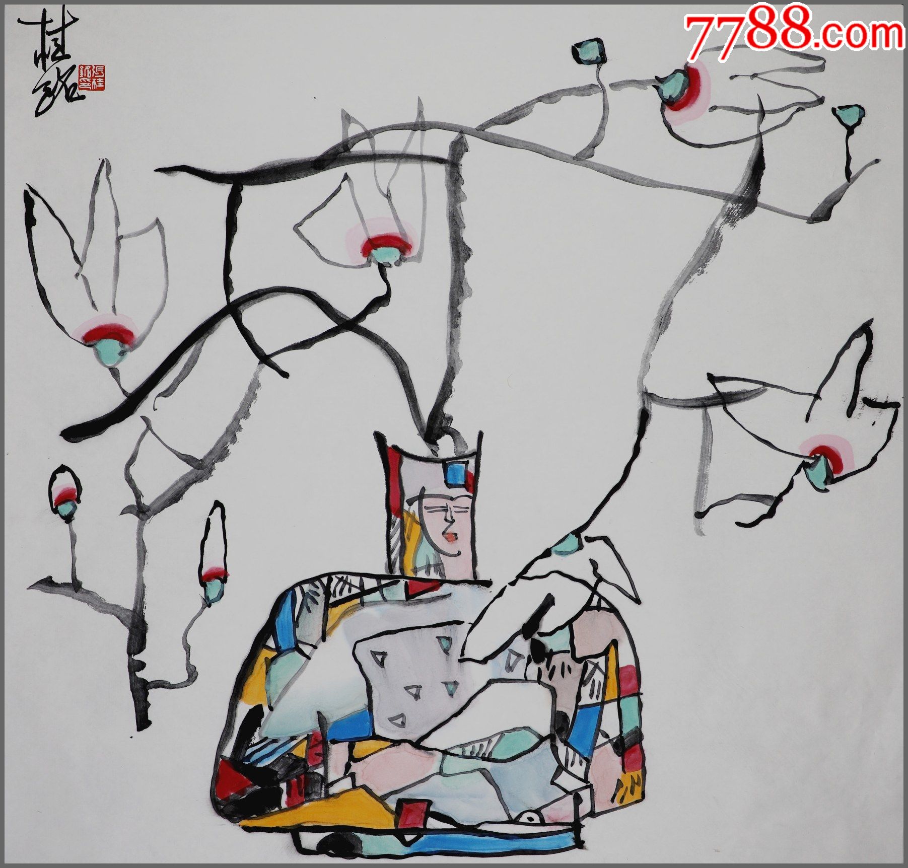 张桂铭生于浙江绍兴上海中国画院副院长花鸟画