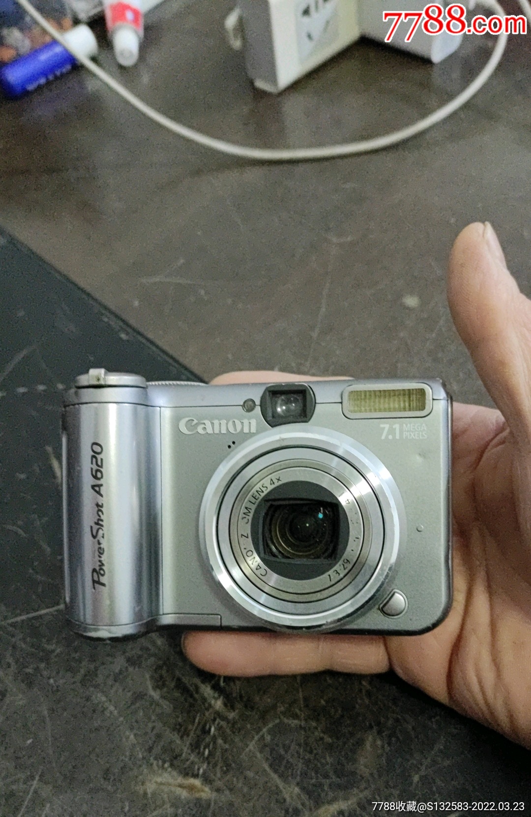 佳能a620机(后活动盖有冲)-价格:55元-au29605468-卡片机/数码相机