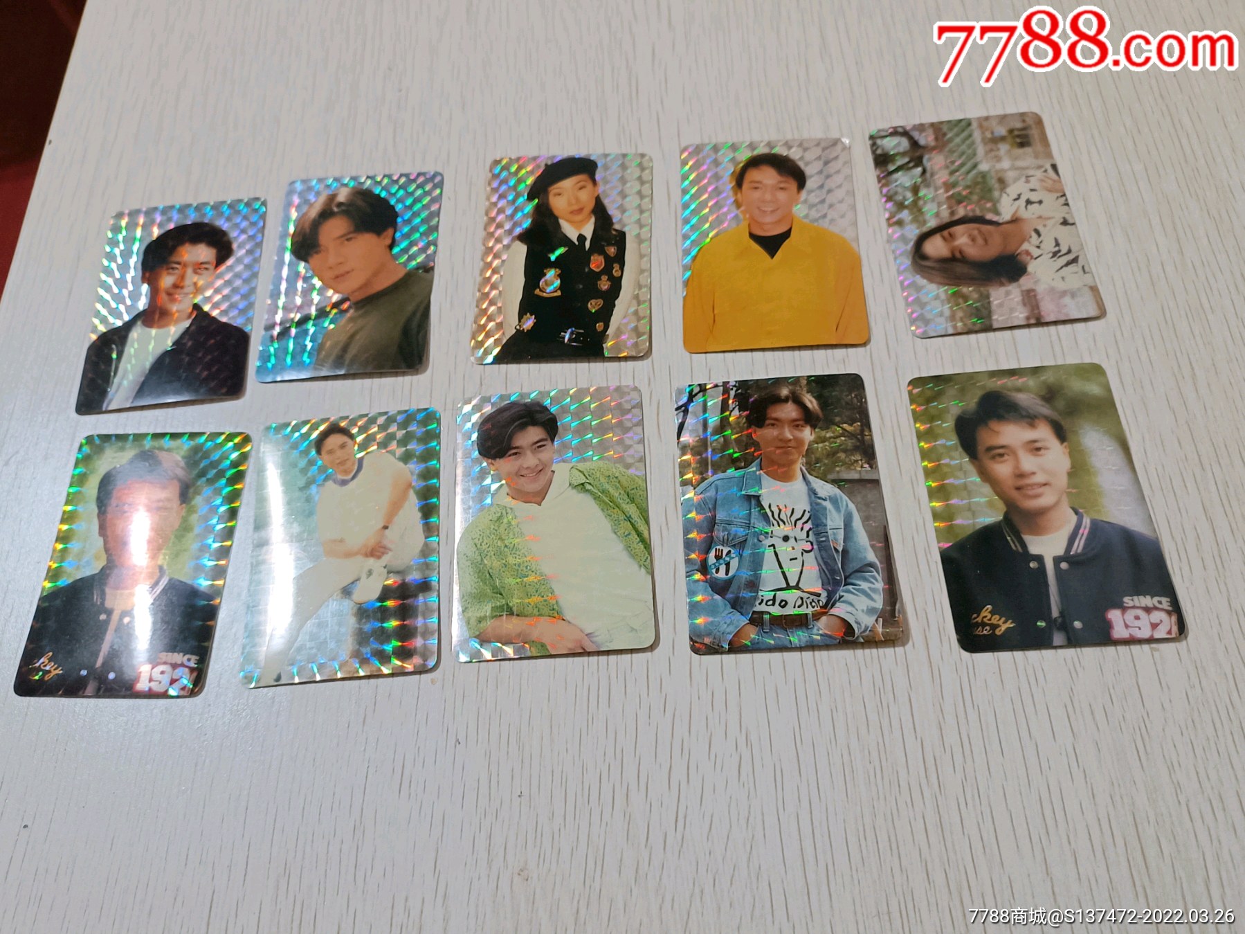 明星闪卡一组10张-价格:25元-au29637829-专辑卡/明星卡片 -加价-7788